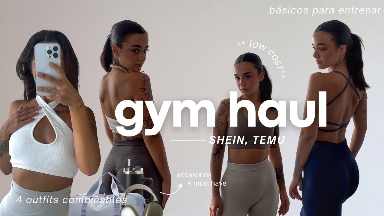 HAUL DE SHEIN *GYM EDITION* | Tops, leggins & accesorios para entrenar + primeras impresiones + TEMU