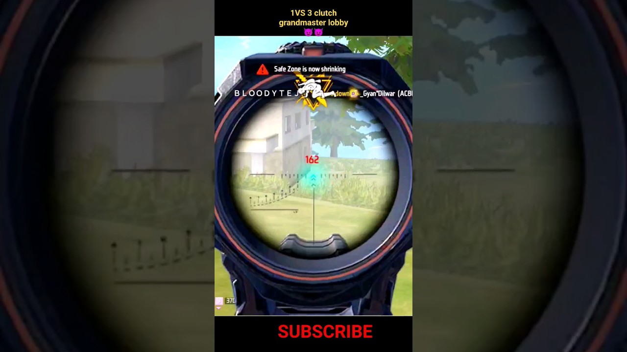 1 VS 3 clutch grandmaster lobby #bloodyteja #grandmaster #grandmasterpushing