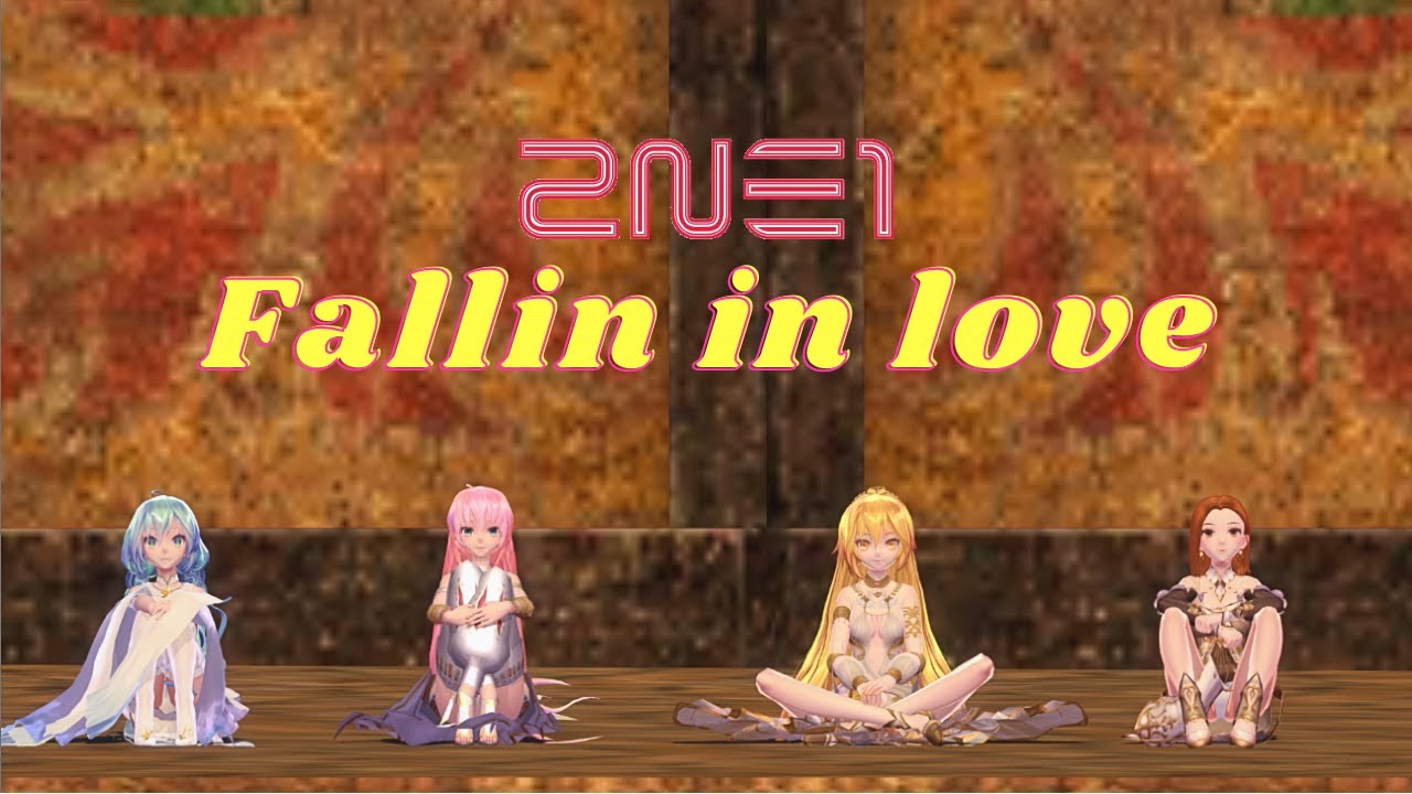 |MMD| 2NE1 - Falling in love |Full group 4p MOTION DL|