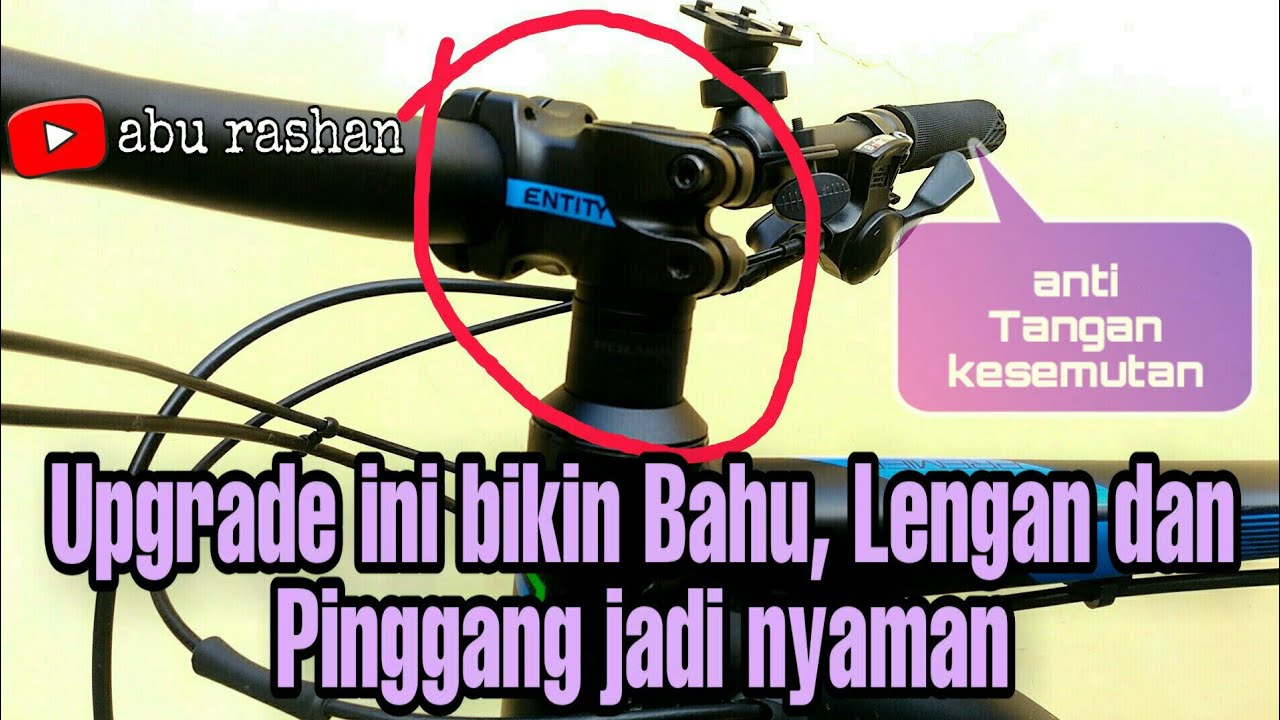 Upgrade / Modifikasi Steerer tube, meninggikan stem dan stang / handlebar sepeda
