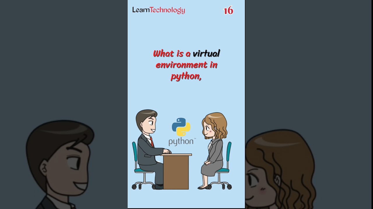 Virtual environment in Python? #16 #python #interview #pythontutorial