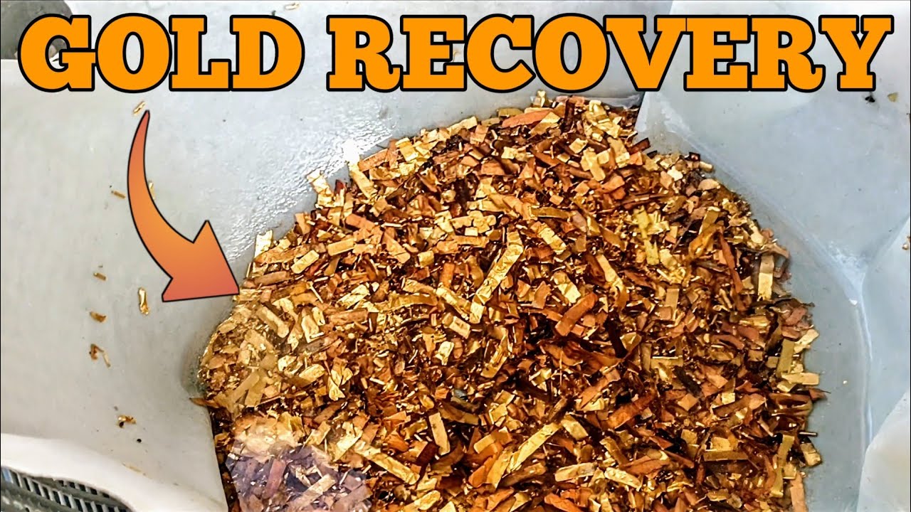 How to Recover Pure Gold From Computer Boards Pins | Gold Recovery from Scrap.