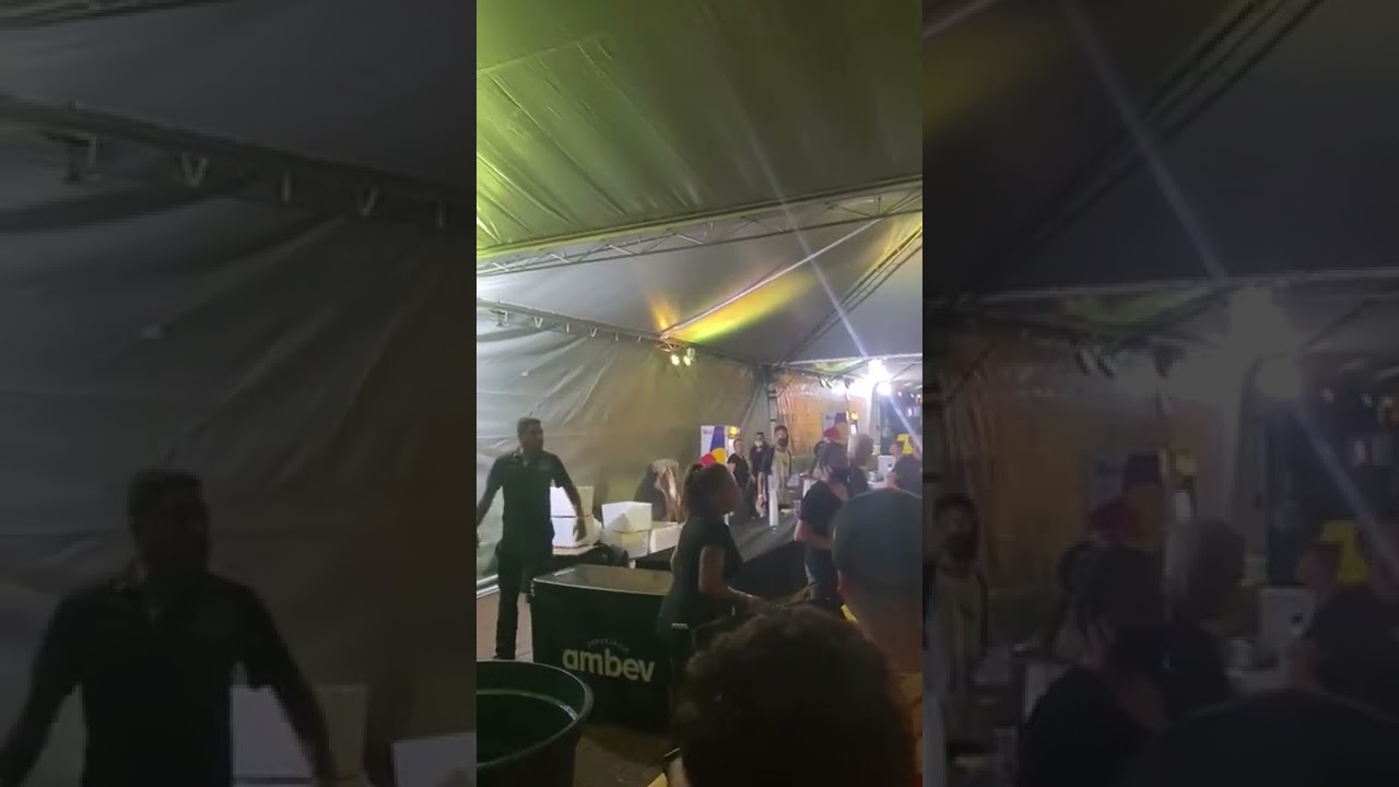 Briga em Florian&oacute;polis numa tradicional festa que ocorre no carnaval.