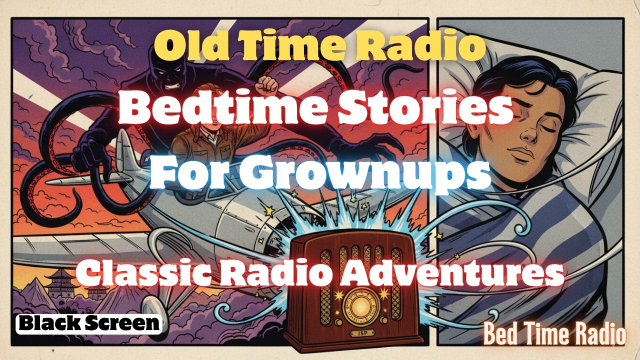 Vintage Radio Drama For Sleep | Speed Gibson Adventures | 6 Hours!