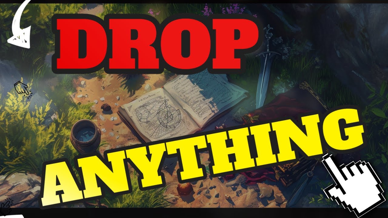 Drag & Drop anything in Unity -  Inventory/Spells/World Placement/Trading