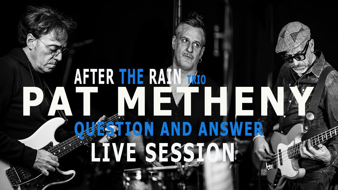 Pat Metheny - Questions And Answer - MAS TRIO - Studio Live Session