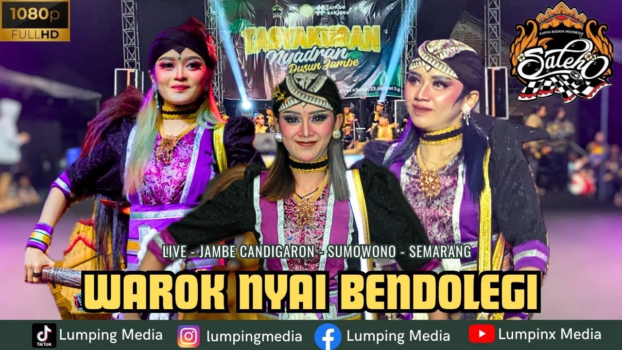 NYADRAN JAMBE!! WAROK NYAI BENDOLEGI SALEHO KARYA BUDAYA LIVE JAMBE CANDIGARON