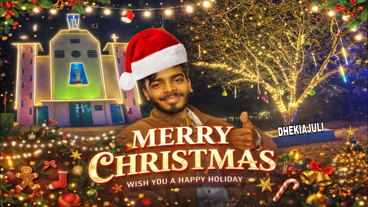Dhekiajuli Church ⛪️ 🤩 ll Happy Merry Christmas 🎄 ll MG VLOGS 
