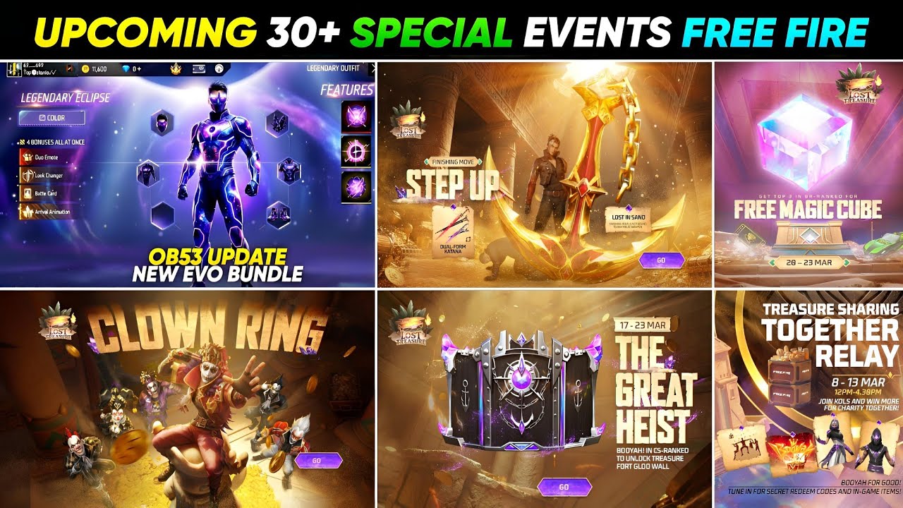 Upcoming Event in Free Fire l OB53 Update Free Fire l Free Fire New Event l Ff New Event 