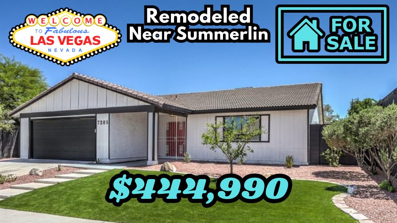 Affordable House for Sale Las Vegas | Gorgeous Remodel | No HOA | Under 500k