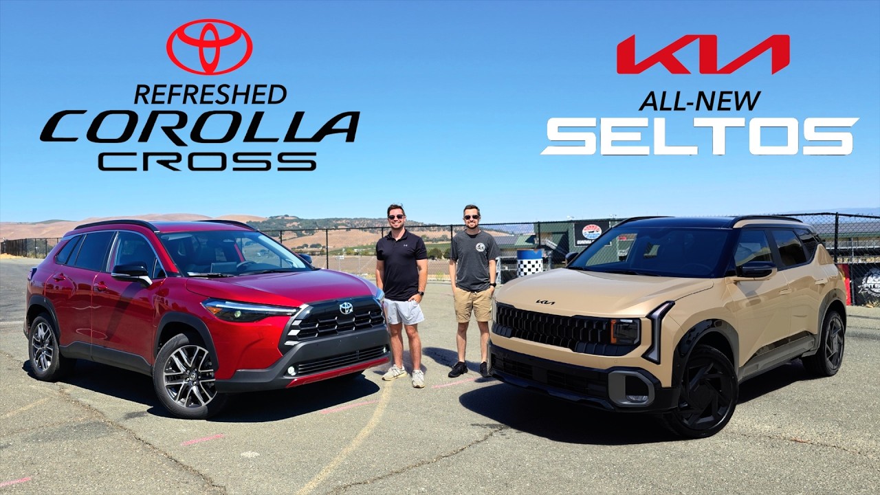 SMALL SUV SHOWDOWN! -- 2027 Kia Seltos vs. 2026 Toyota Corolla Cross: Comparison