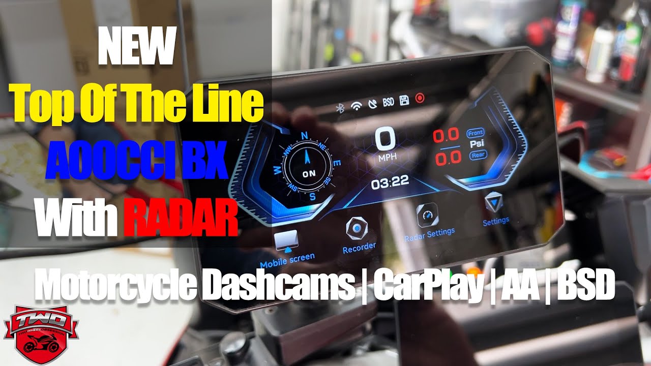 Aoocci BX With Radar Motorcycle CarPlay Android Auto Dash Unit Full Review