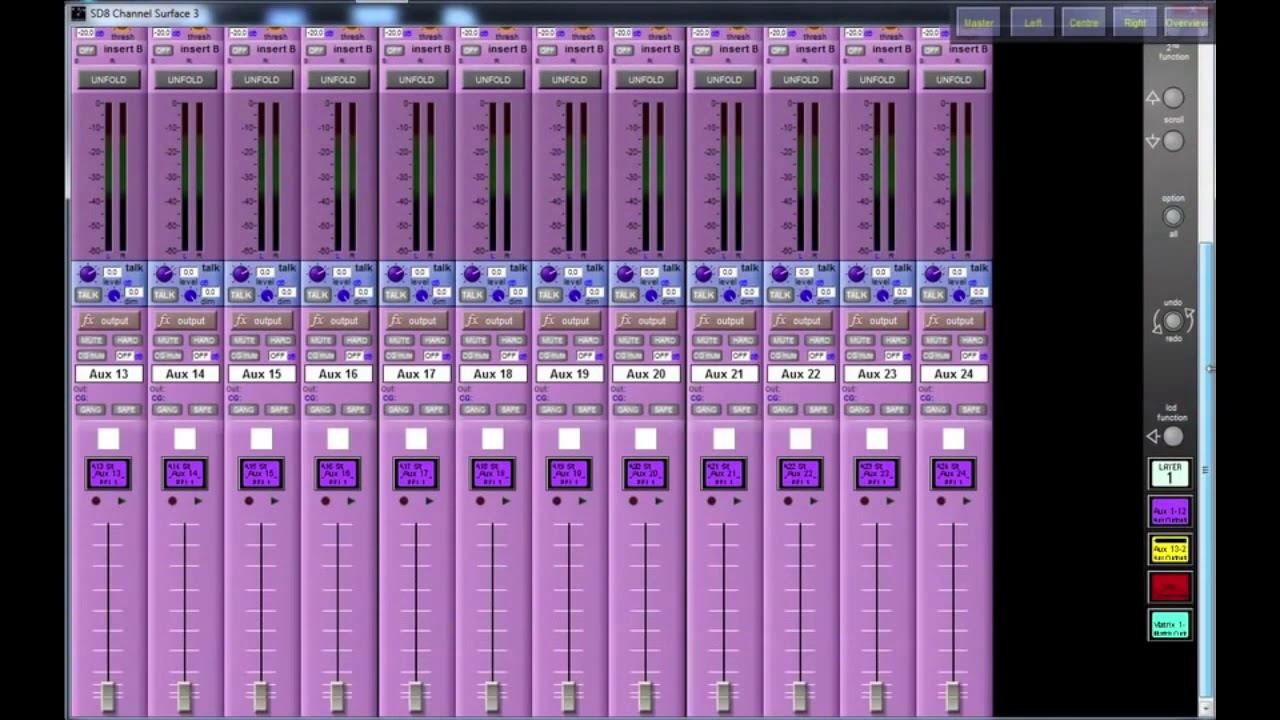 2º  TUTORIAL DiGiCo SD8  - Montando uma Sessão In/Out Patches e Efeitos