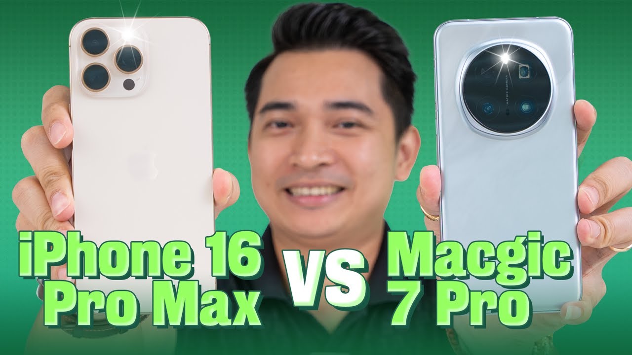 So sánh iPhone 16 Pro Max và HONOR Magic7 Pro !!!