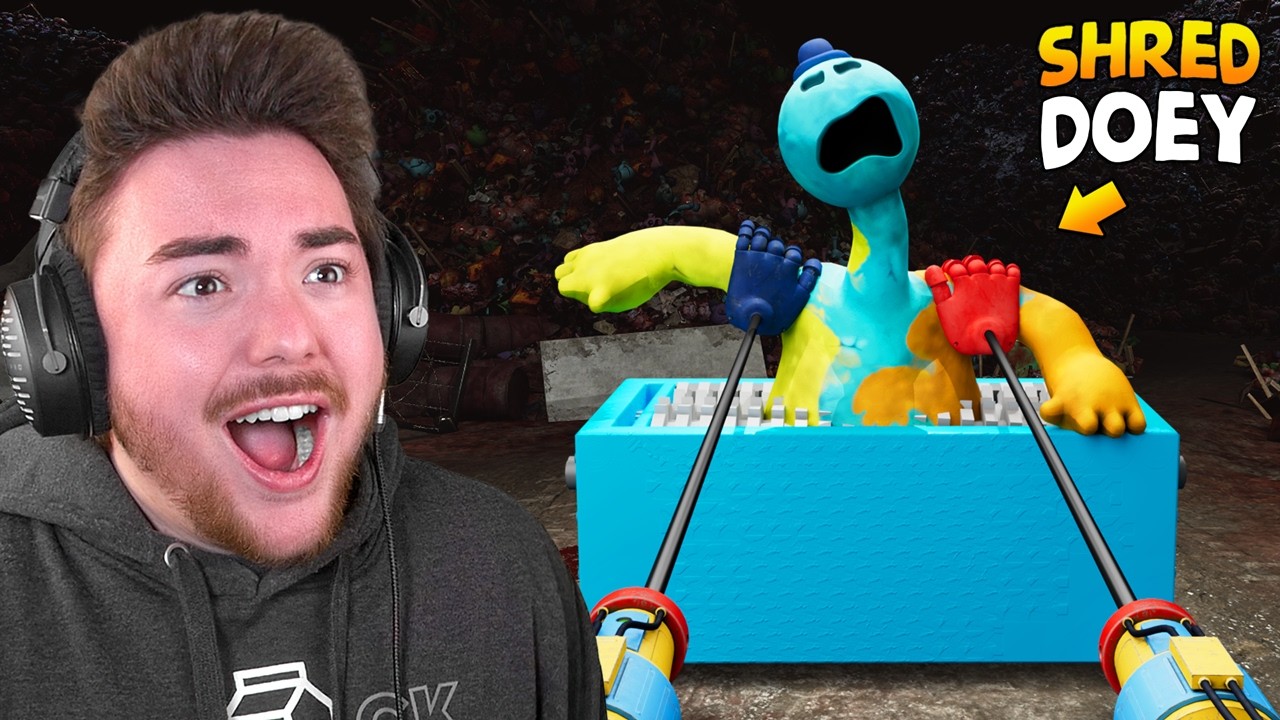 SHREDDING DOEY MOD!!! | Poppy Playtime Chapter 4 Gameplay (Mods)