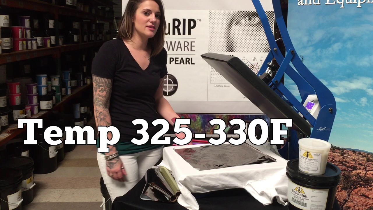 Screen Printing With Foil Application