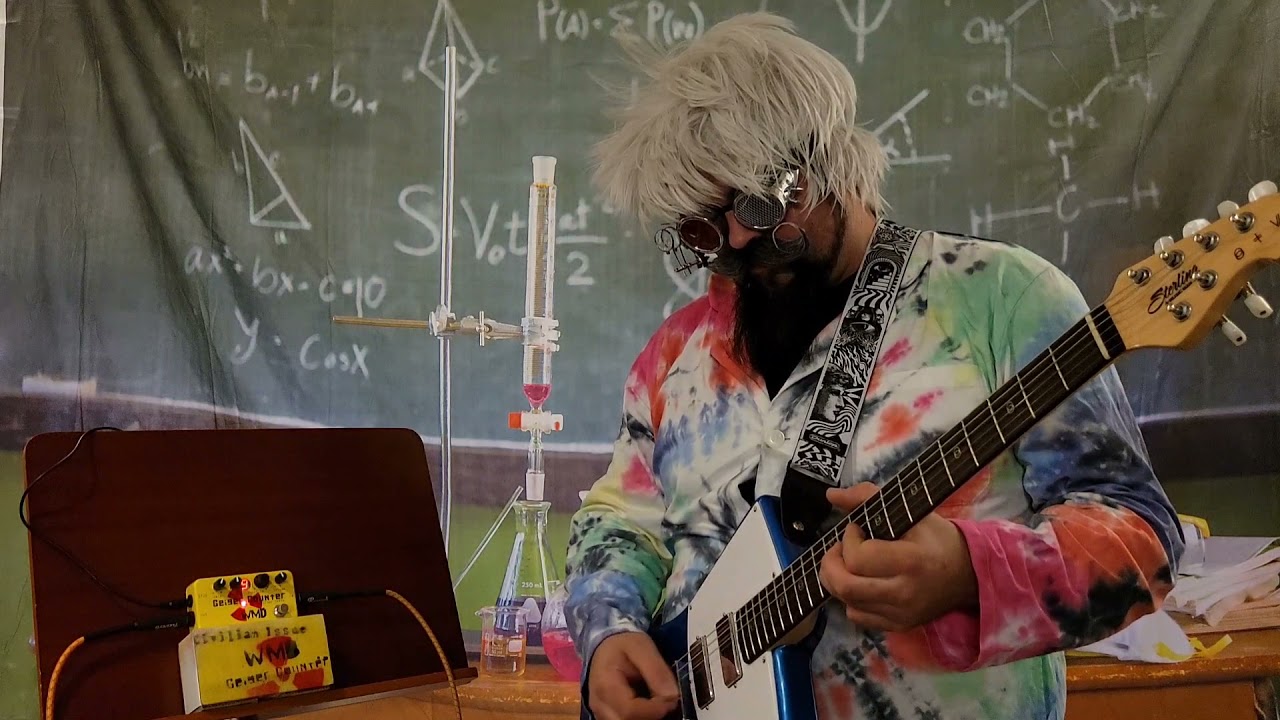 Professor Pedalz Demo Time featuring WMD Geiger Counter Civilian Issue