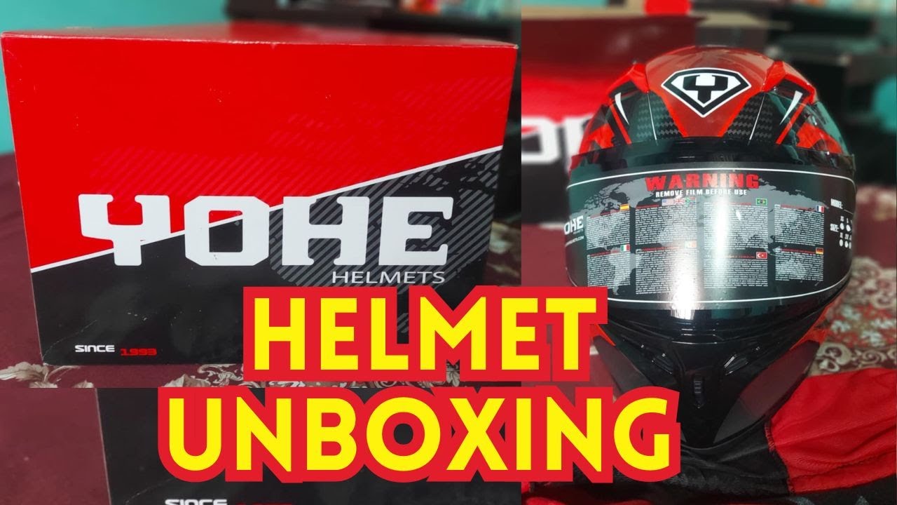 Helmet Unboxing || Yohe Helmet 978-2  Price In Bangladesh || MIBD Vlogs