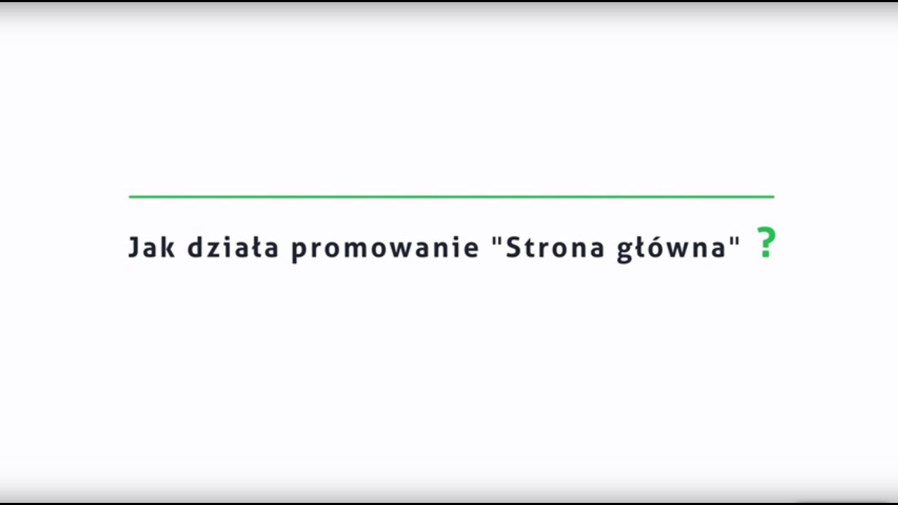 Jak działa promowanie 