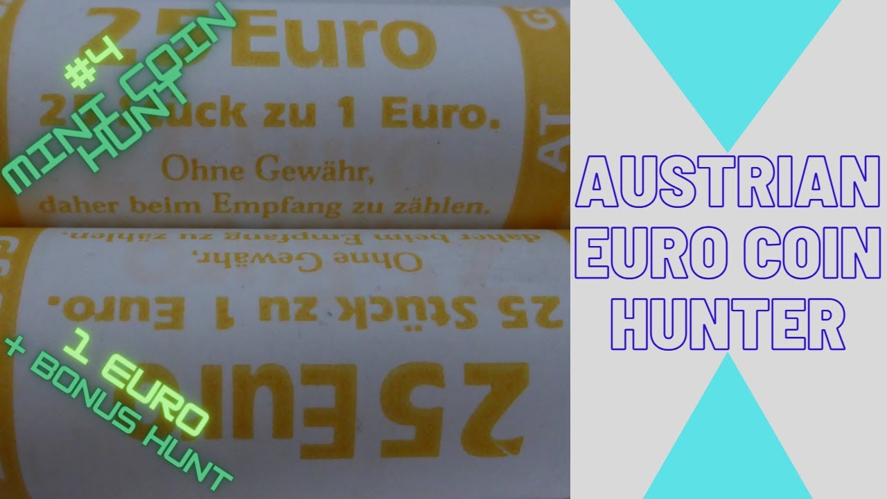 Mini Coin Hunt - 2 x Austrian 1 Euro Rolls + Bonus Hunt - #4