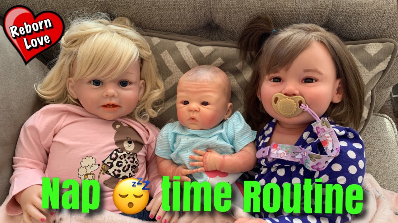 Reborn Baby and Toddler Nap Time Routine Reborn Role Play