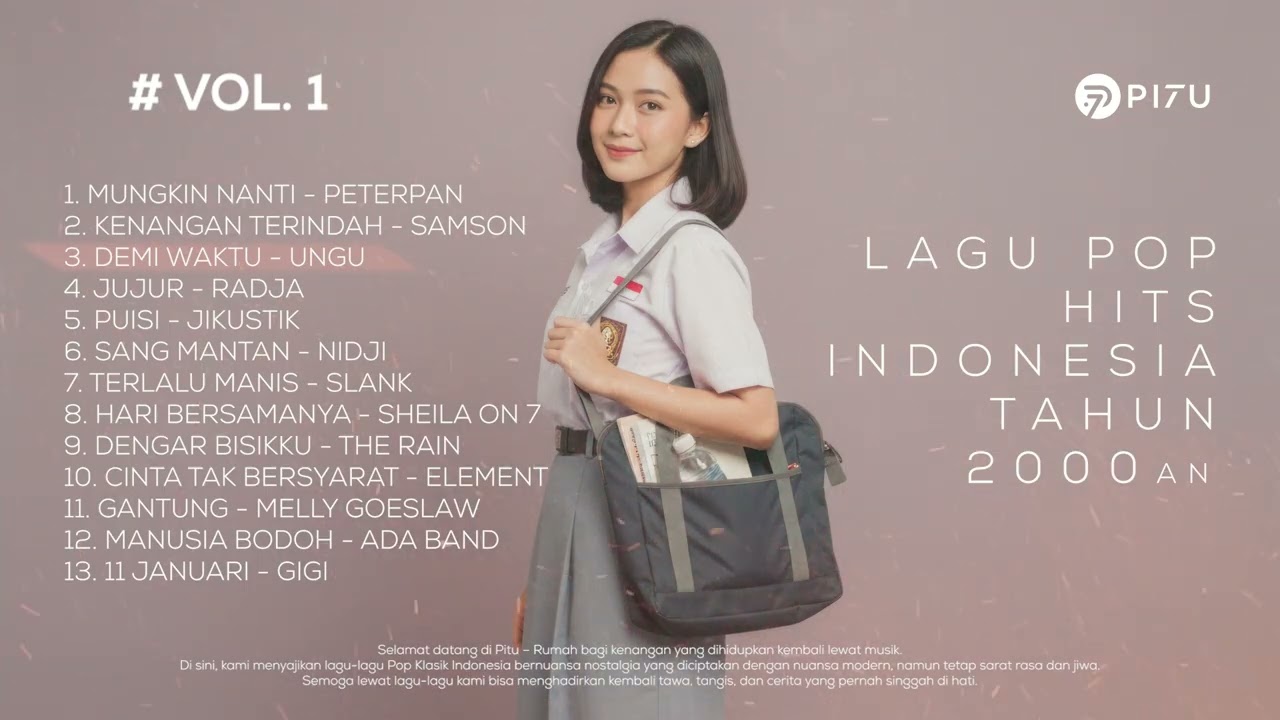 #VOL. 1 | Kumpulan Lagu Pop Hits Indonesia 2000-an Cover by PI7U (Bikin Auto Flashback)