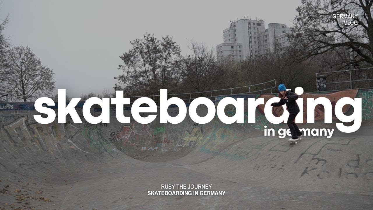 (Experimental Film) 1 Month of Skateboarding Practice in Münster, Germany | Ruby The Journey
