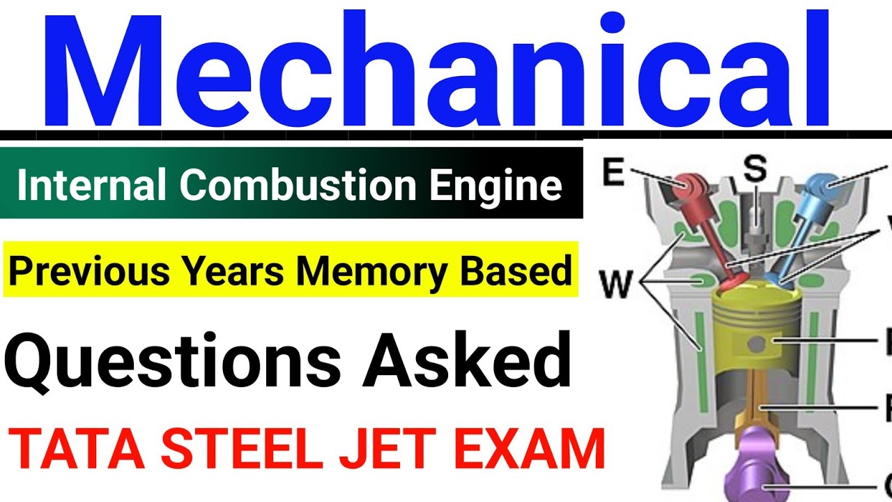 TATA STEEL JET PREVIOUS YEARS MECHANICAL QUESTIONS || tata steel jet mechanical important questions