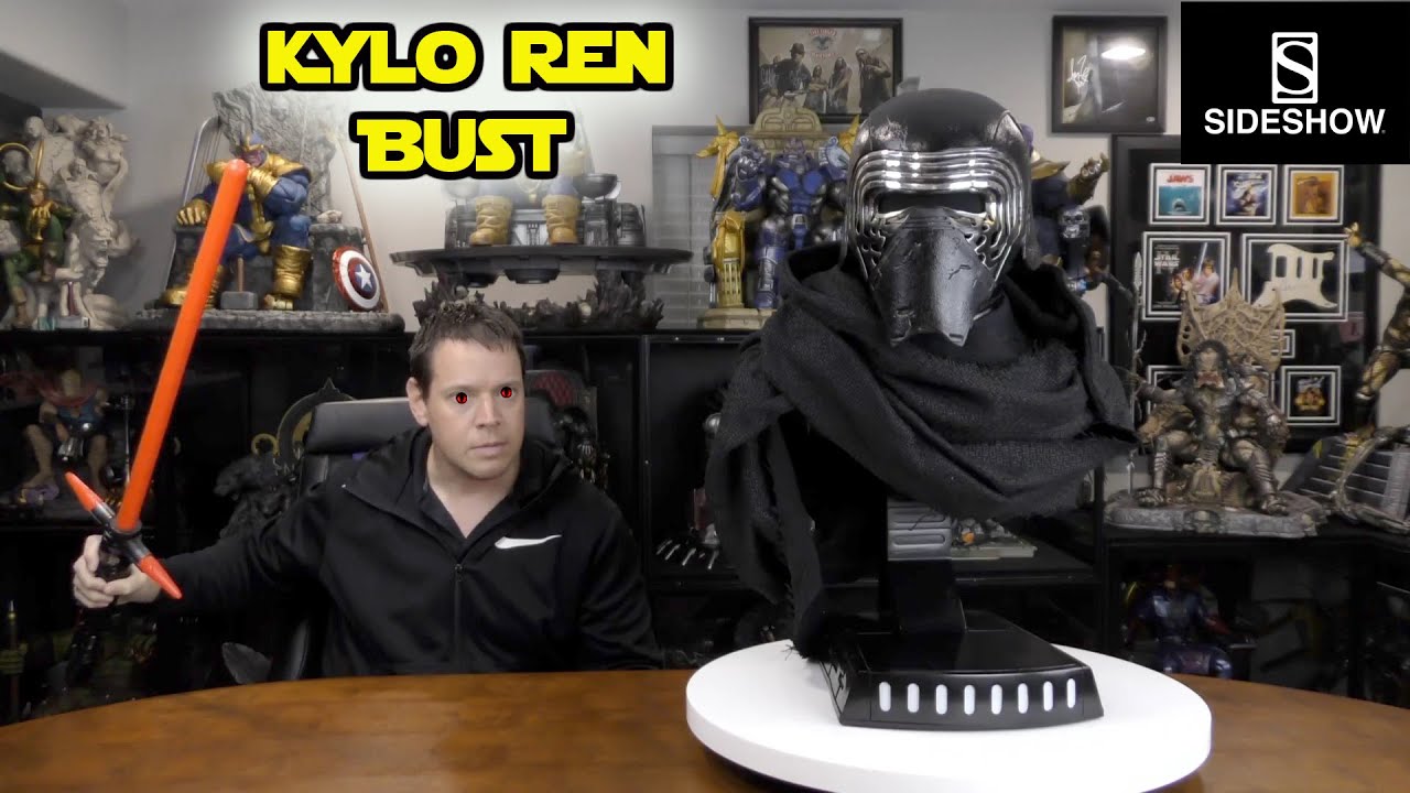 Sideshow Collectibles Star Wars LIFE SIZE KYLO REN Bust Statue Review