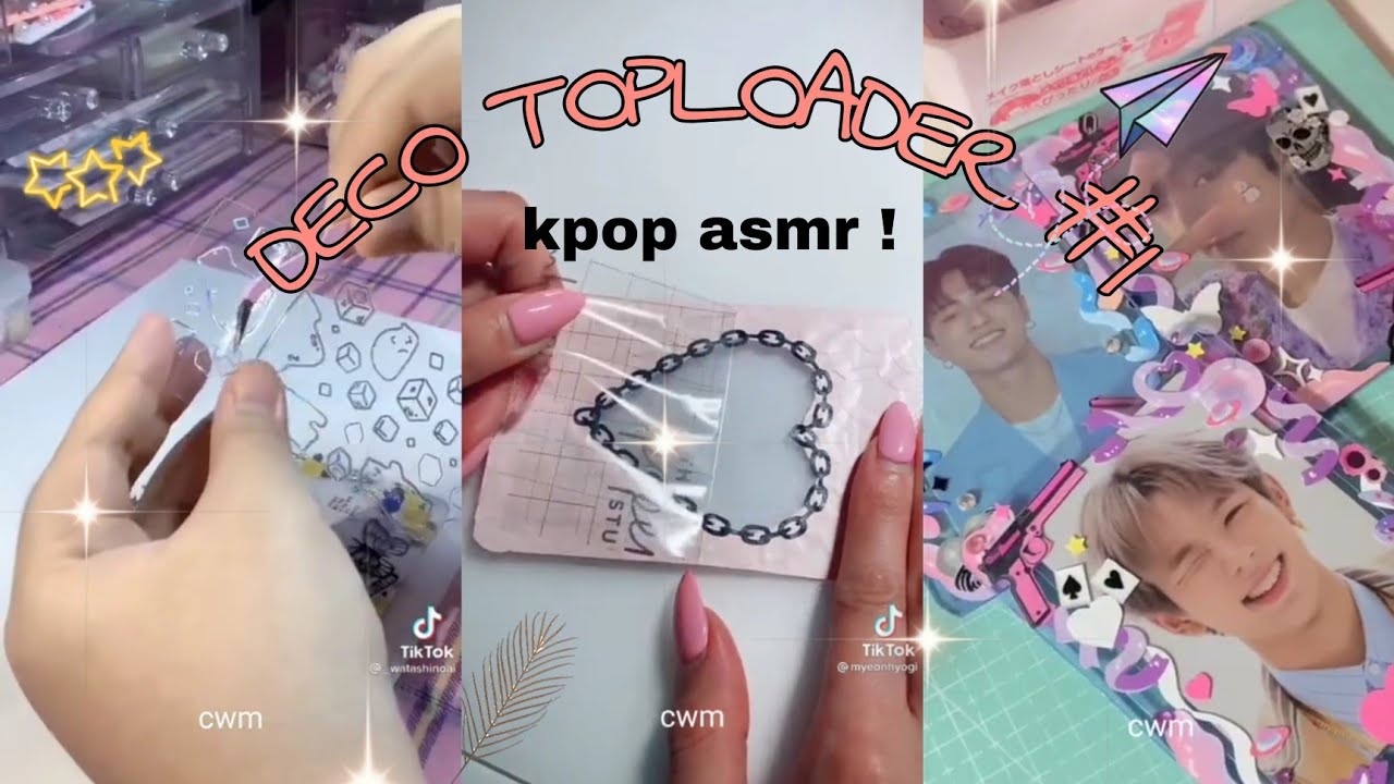 [KPOP ASMR] Toploader Deco asmr #1