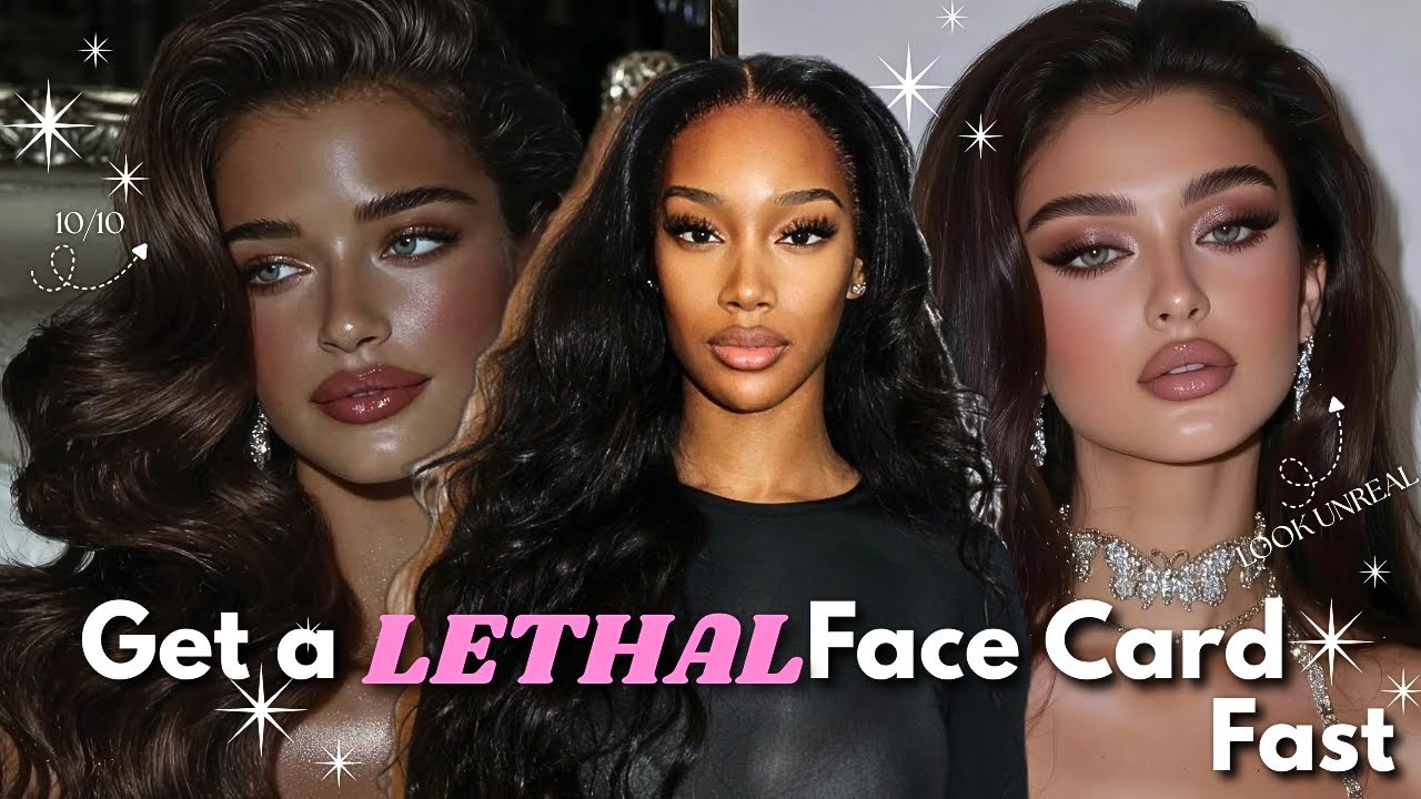 get a LETHAL face card FAST | how to look more ATTRACTIVE in 2026  (No Surgery, No Heavy Makeup)