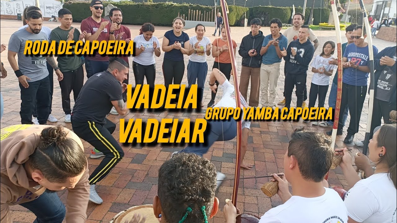 Botando energia na Roda Capoeira Vadeia vadeiar Formada Gatinha e instructor Grilo | Yamba Capoeira