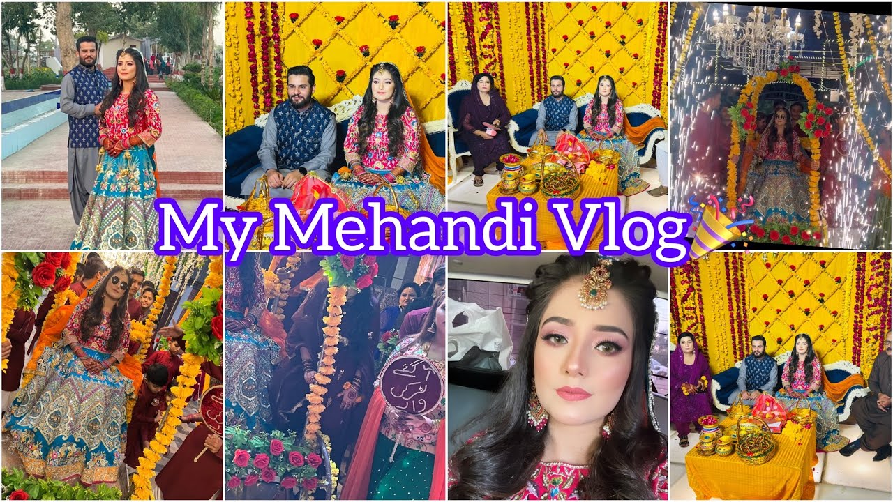 My Mehandi Vlog🎊🎉