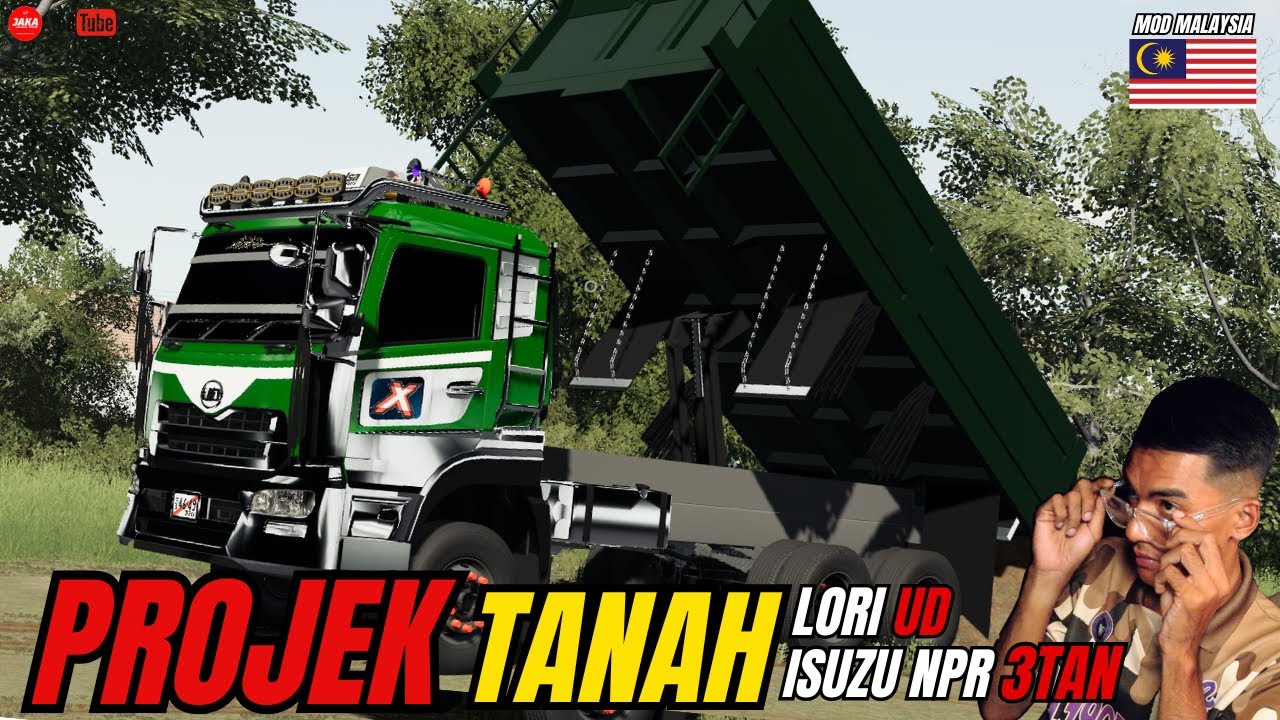 GENG LORI TANAH ISUZU 3 TAN DAN LORI UD TAYAR 10 ❗❗ PROJEK BUAT REBAN AYAM ❗❗ [MOD MALAYSIA]