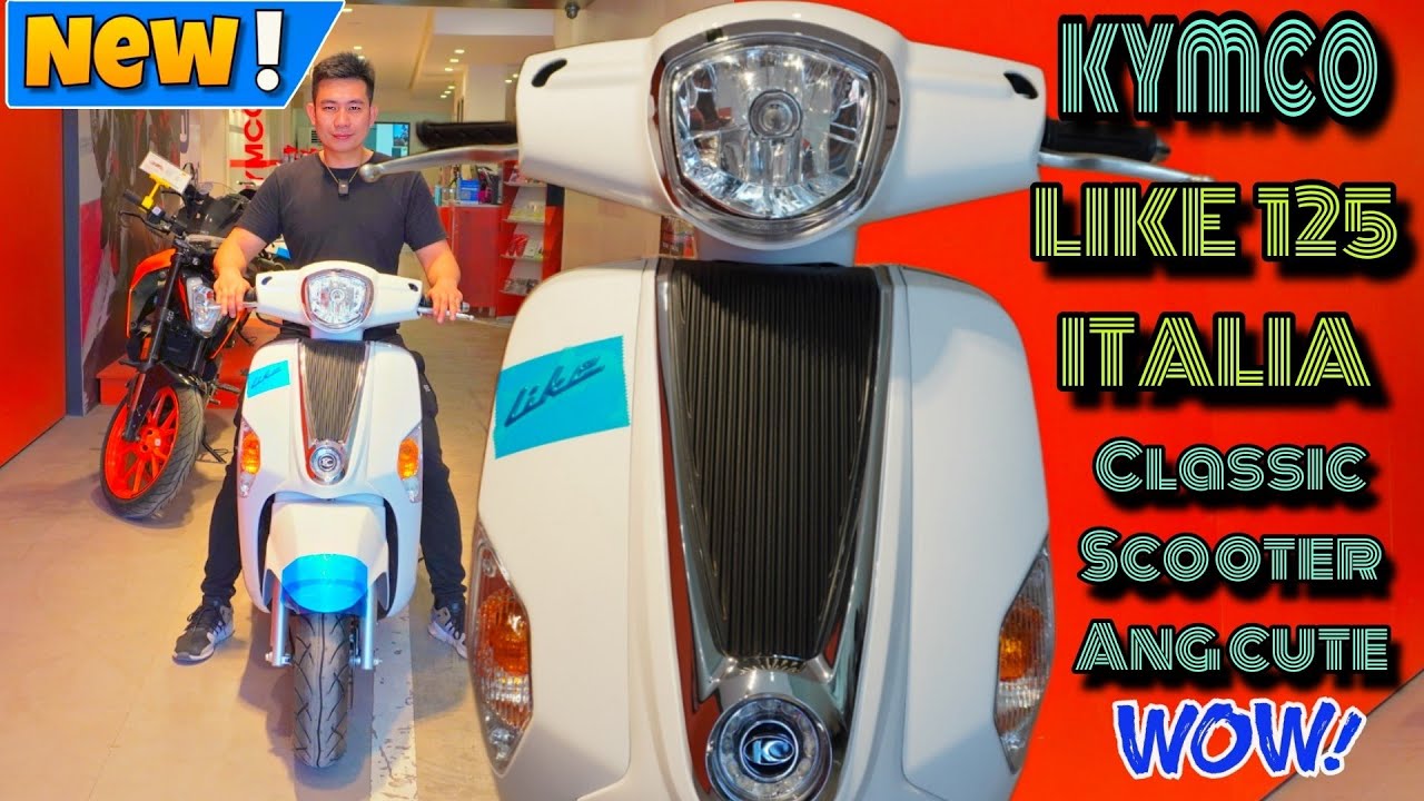 KYMCO LIKE 125 ITALIA Ang Ganda din ng Dating ng Classic Scooter na ito