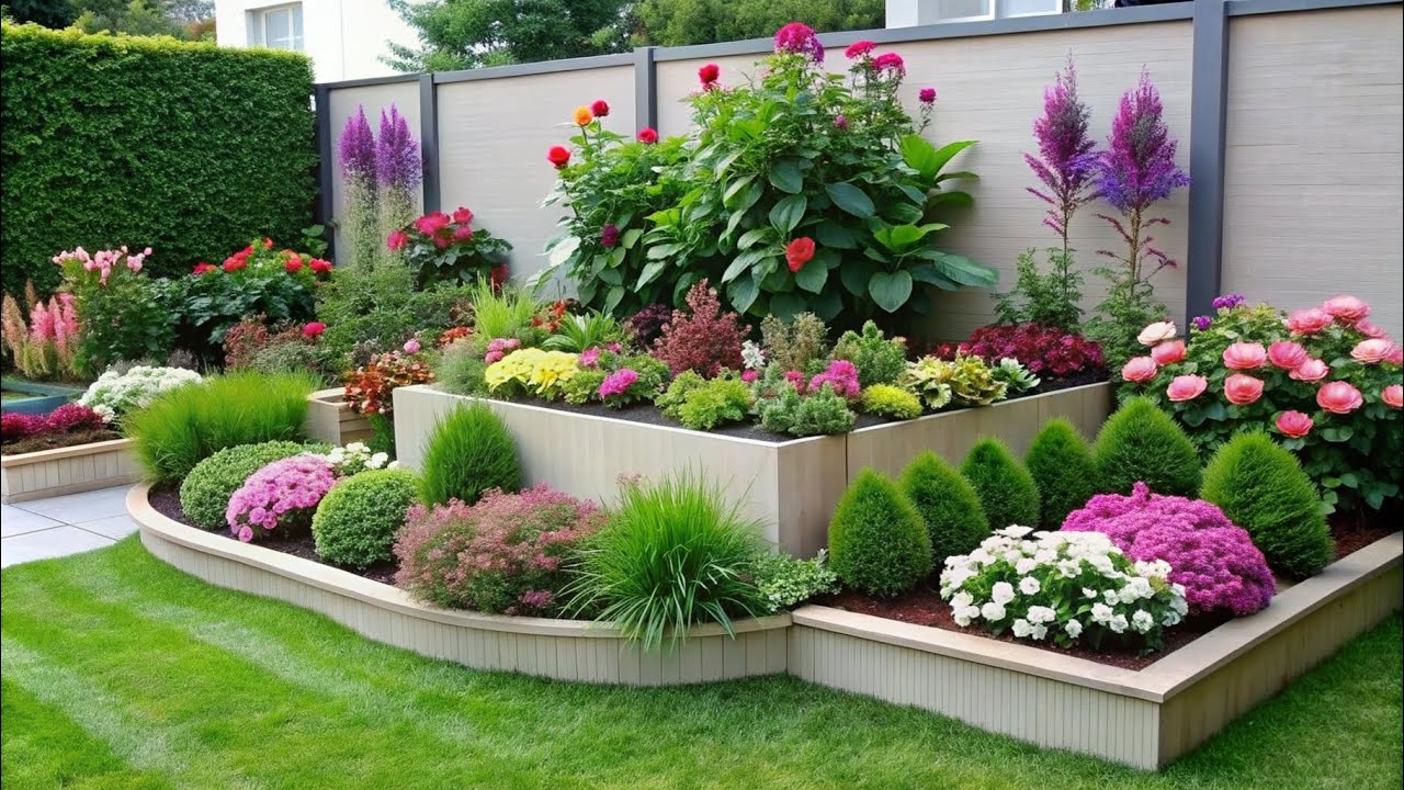 Spruce Up Your Yard with These Easy and Affordable Raised Flower Bed Designs