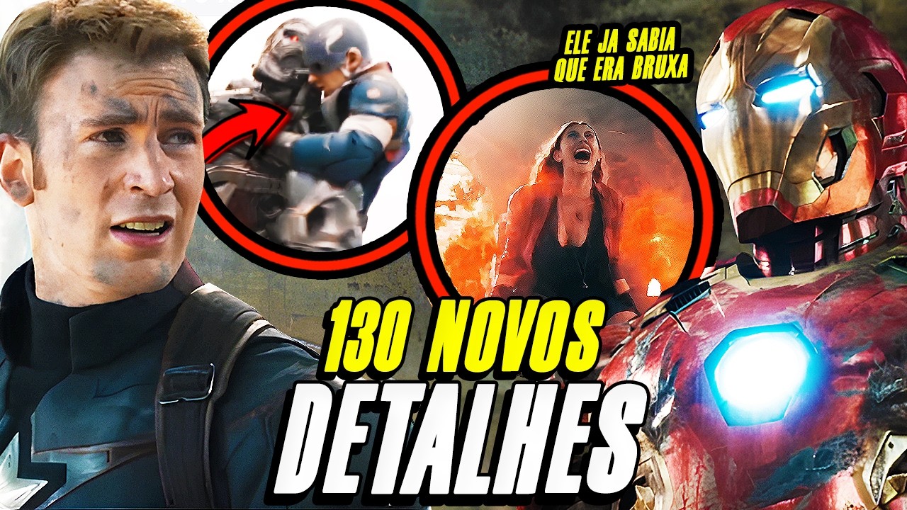 EXPLICADO! 130 DETALHES EM VINGADORES ERA DE ULTRON (EASTER EGG + REFERÊNCIA + SEGREDOS) SAGA MARVEL