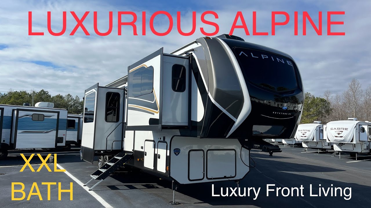 Get Noticed in this Luxury 5th wheel! 2024 Keystone Alpine 3700FL