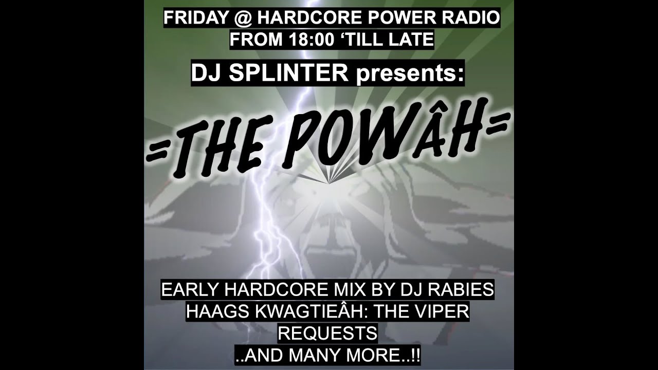 DJ Rabies - Live at Hardcore Power Radio 27-06-2025 plus interview ( Early & Happy Hardcore )