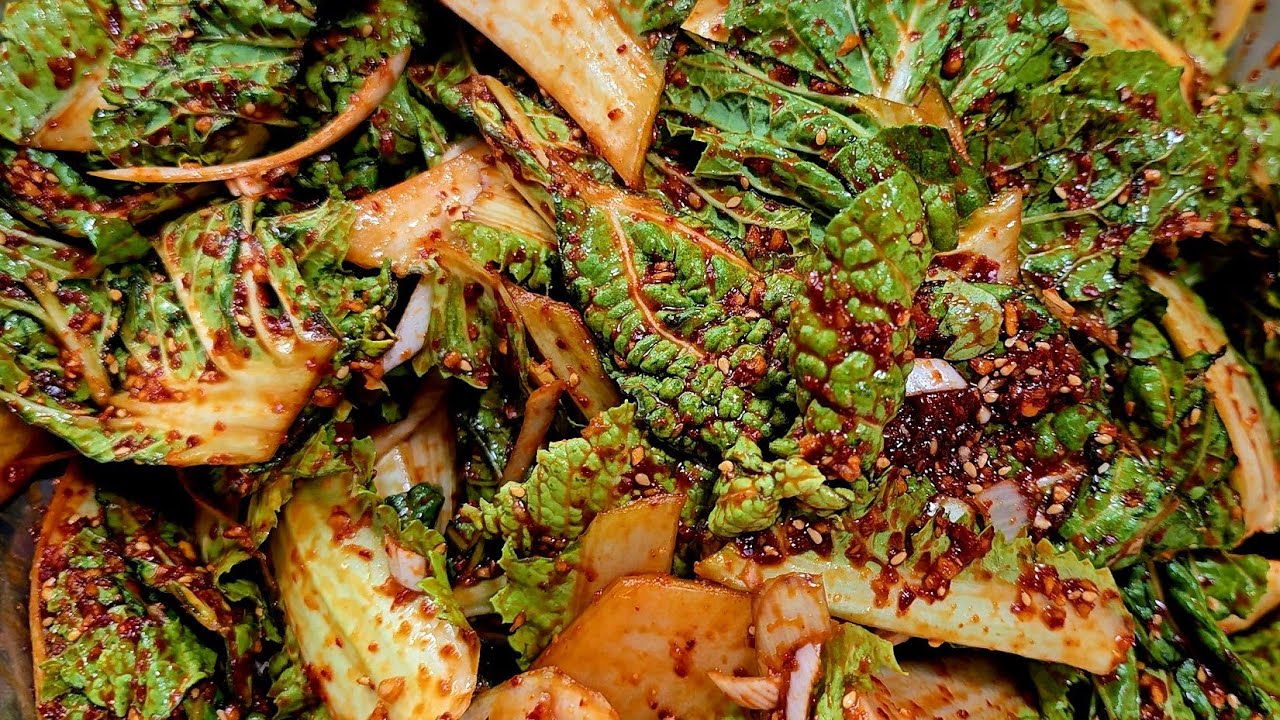 봄동 한 통 순삭! 진짜 맛있는 봄동겉절이 레시피, 봄동비빔밥 먹방도 함께~