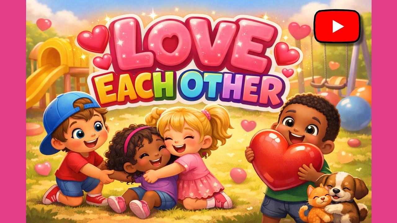 Love Each Other ❤️ | Fun Christian Kids Song for Toddlers
