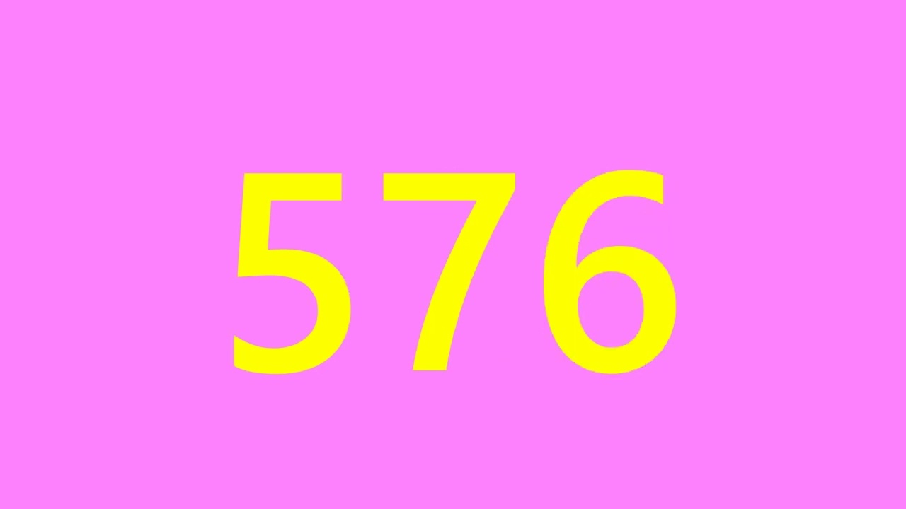 Colorful Numbers 1000 to 0 but kndonehundred m's style