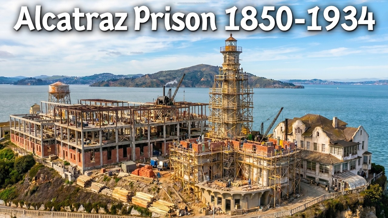 Alcatraz Construction - In Color (1850-1934)