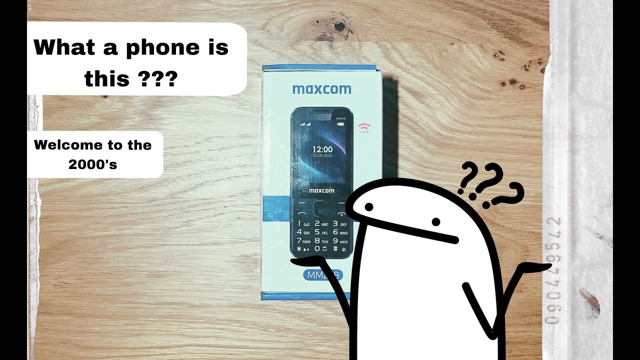 Unboxing Maxcom mm248 (just relax)