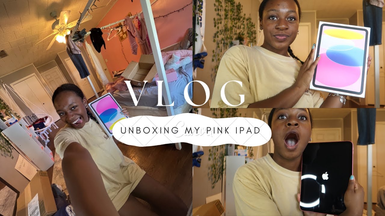 Pink IPad Unboxing + Accessories 💗💗 * 10th Generation* 🌸🌸
