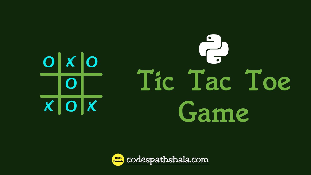 Tic tac toe game project in Python for Beginners 2023