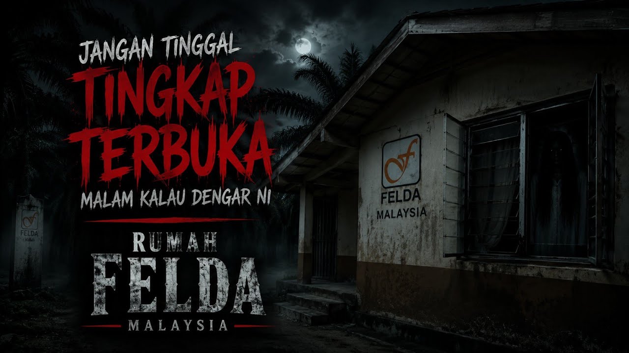 MJ12 KISAH PALING SERAM | JANGAN BUKA TINGKAP KALAU DENGAR SESUATU DI LUAR PERUMAHAN BERHANTU FELDA