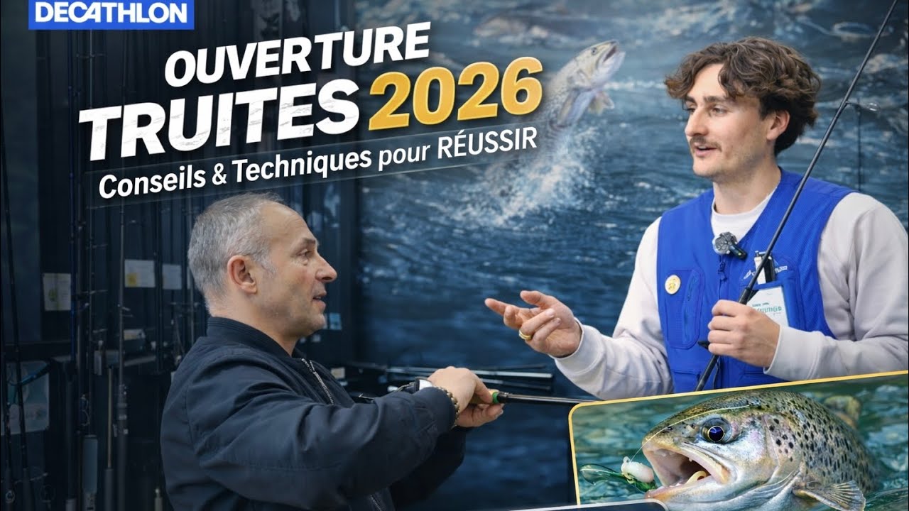Comment pêcher la truite à l'ouverture ( guide complet 2026 )