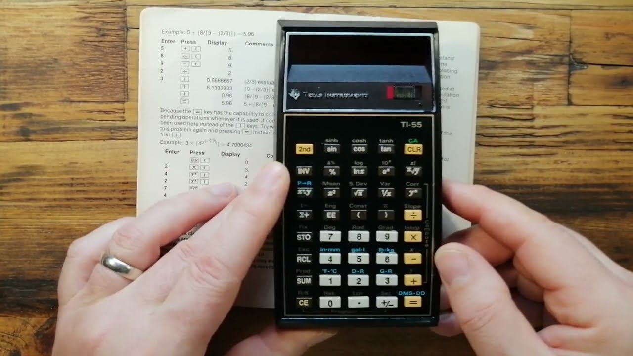 Texas Instruments TI-55 - User's Manual