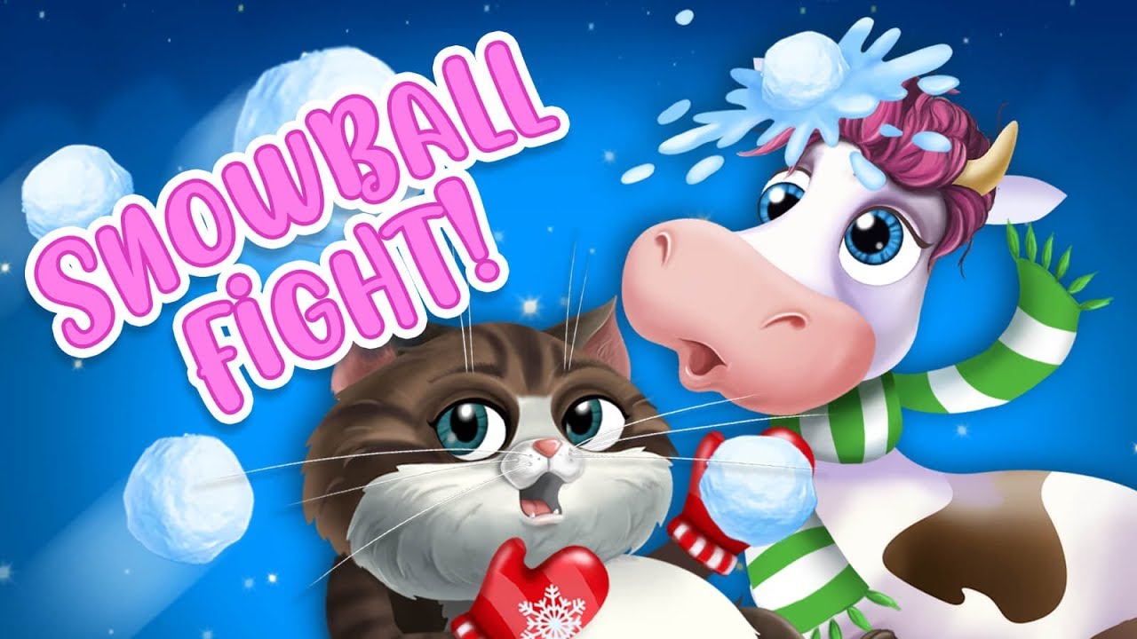 Fun Winter Games for Kids ❄️ Farm Animals Christmas 2 | TutoTOONS